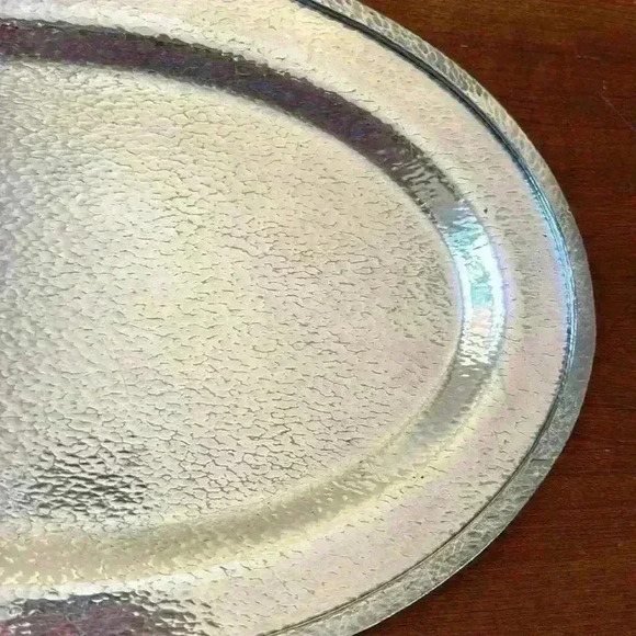 Homan Made In USA Sheffield Quality Wm Mounts Tray Plated On Nickel Hammered - Picture 3 of 8